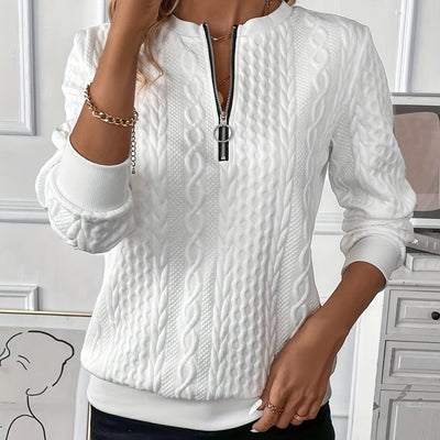 לוציה I סוודר עם רוכסן