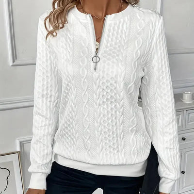 לוציה I סוודר עם רוכסן