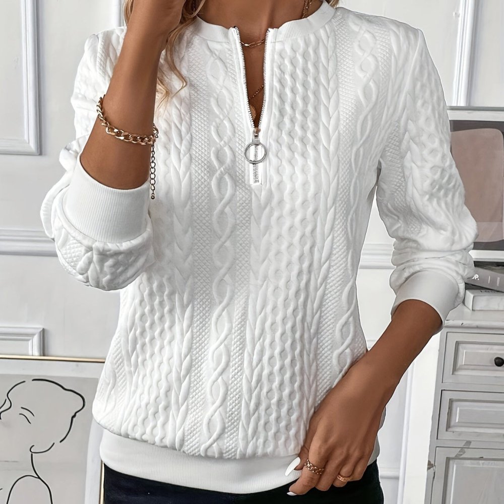 לוציה I סוודר עם רוכסן