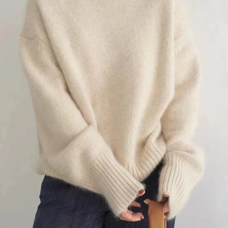 ליב I סוודר עם צווארון גבוה