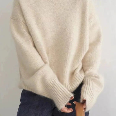 ליב I סוודר עם צווארון גבוה