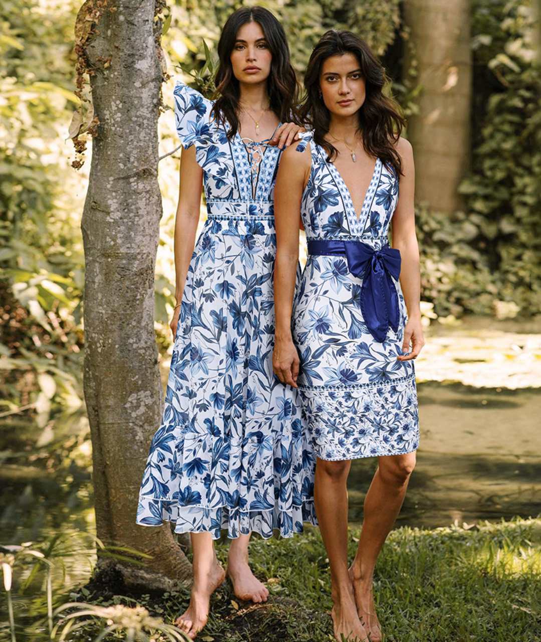 אמליה | בגד ים V-hals 2 ב-1 עם חצאית תואמת