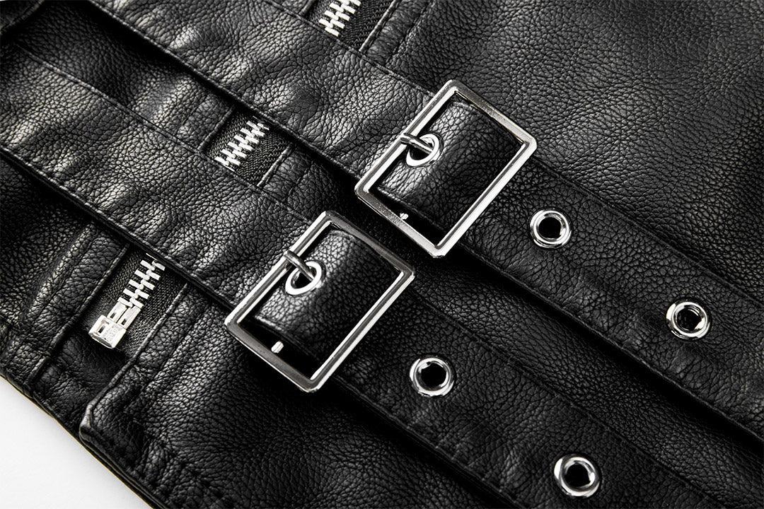 דומונט ליון | מעיל עור אבני